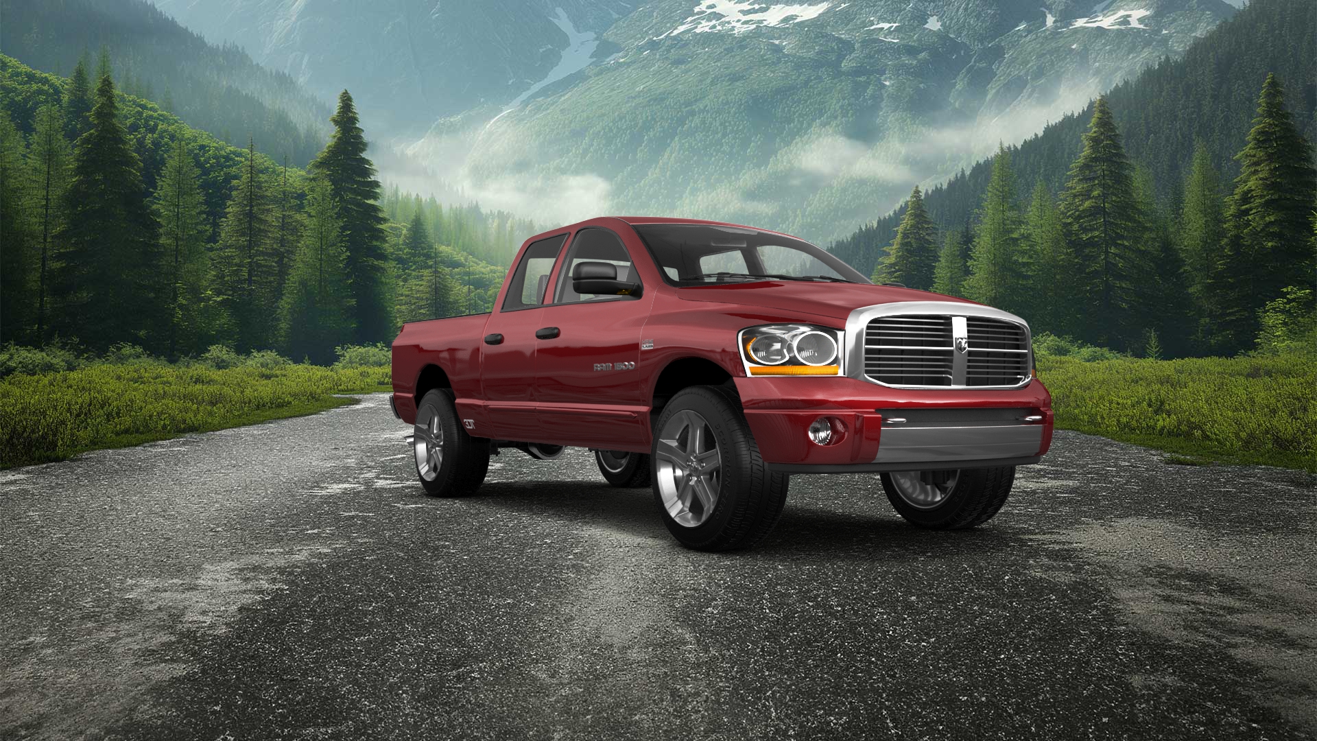 Dodge Ram 1500 Quad-Cab 4 Door pickup truck 2006 tuning