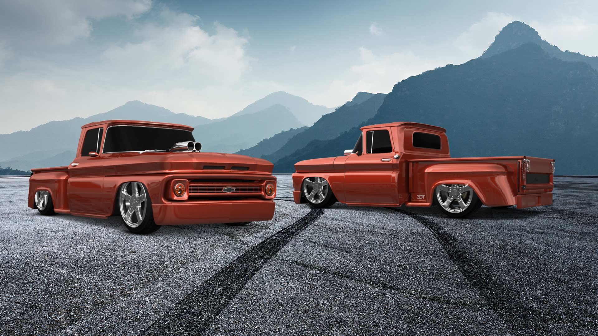 Chevrolet C-10 Stepside 2 Door pickup truck 1963