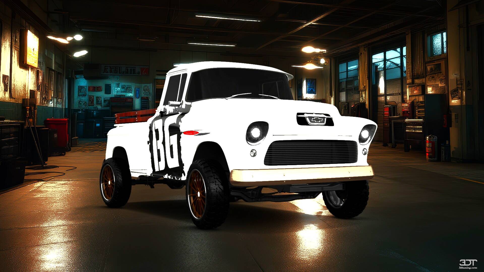 Chevrolet 3100 2 Door pickup truck 1955 tuning