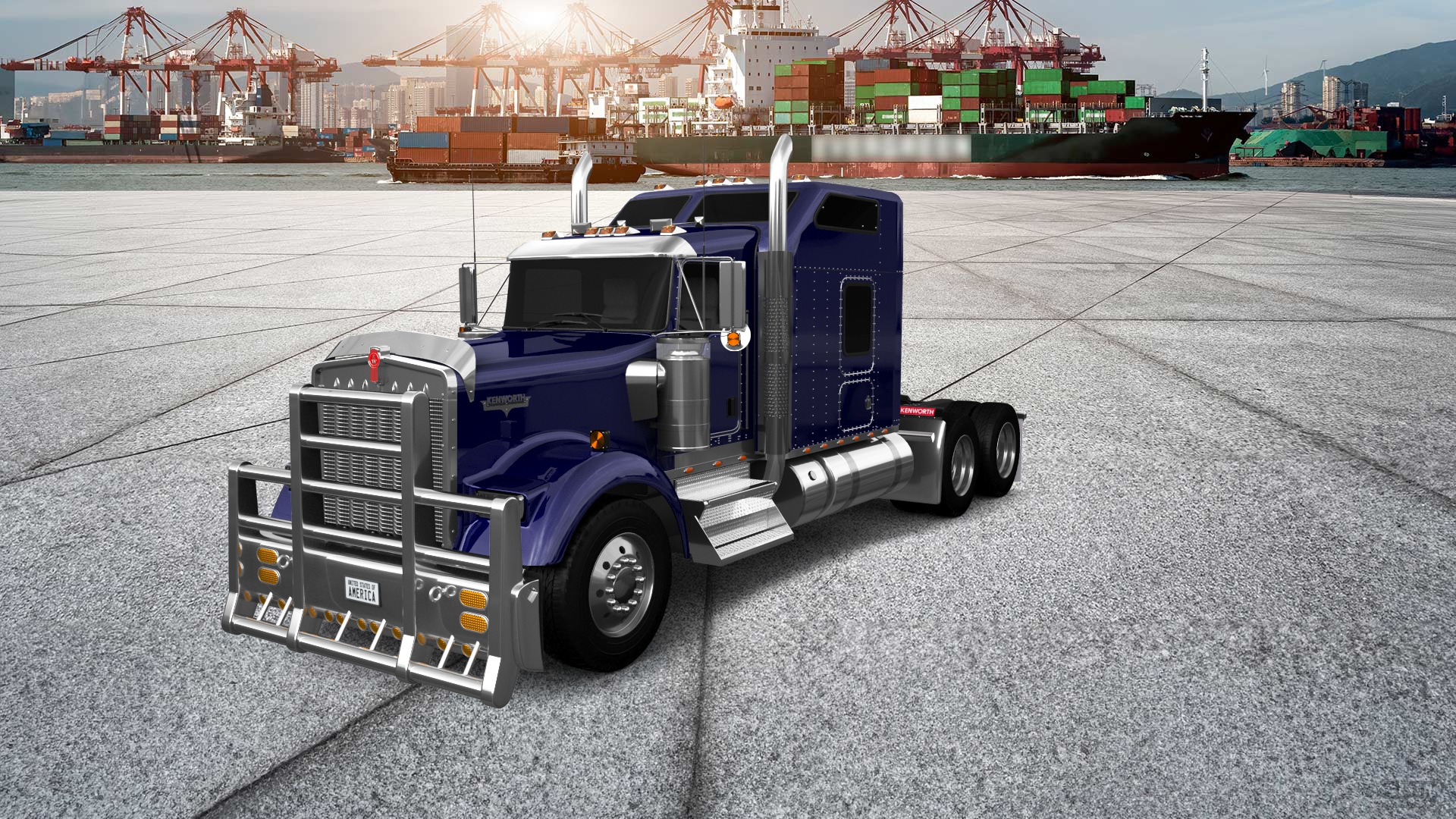 Kenworth W900 Sleeper Cab Truck 2015