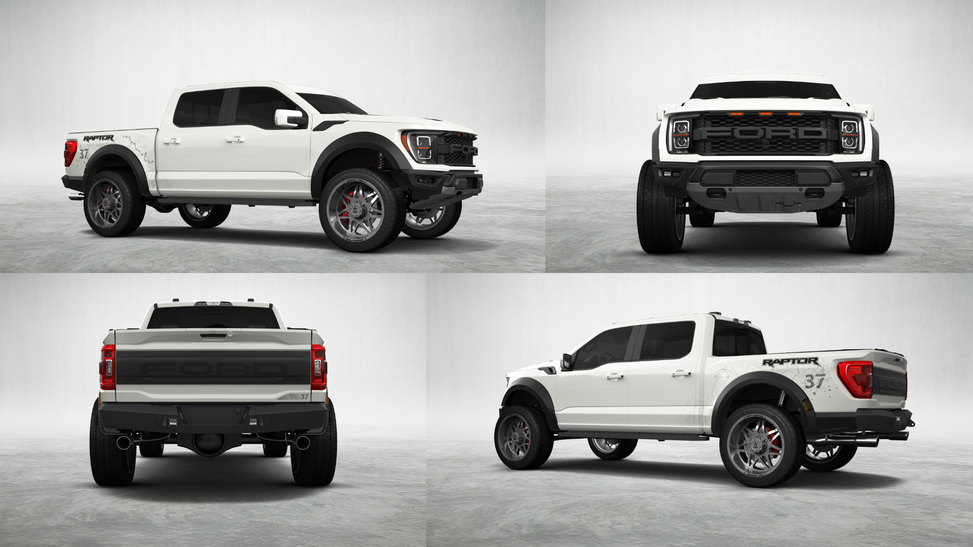 Ford F-150 Raptor 4 Door pickup truck 2021 tuning