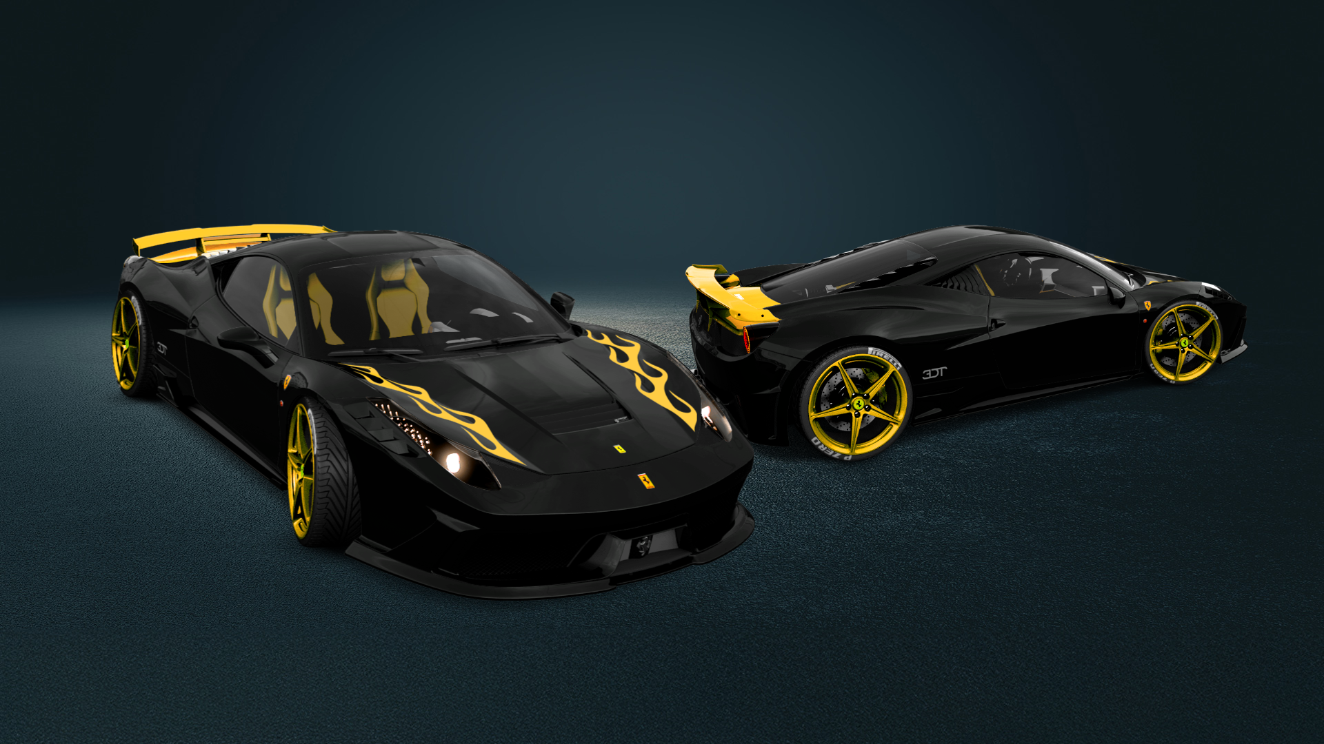Ferrari 458 Italia 2 door spider 2010 tuning