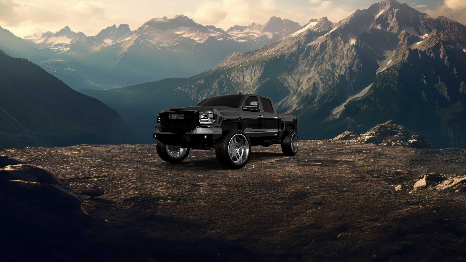 GMC Sierra 1500 Crew Cab 4 Door pickup truck 2016 tuning