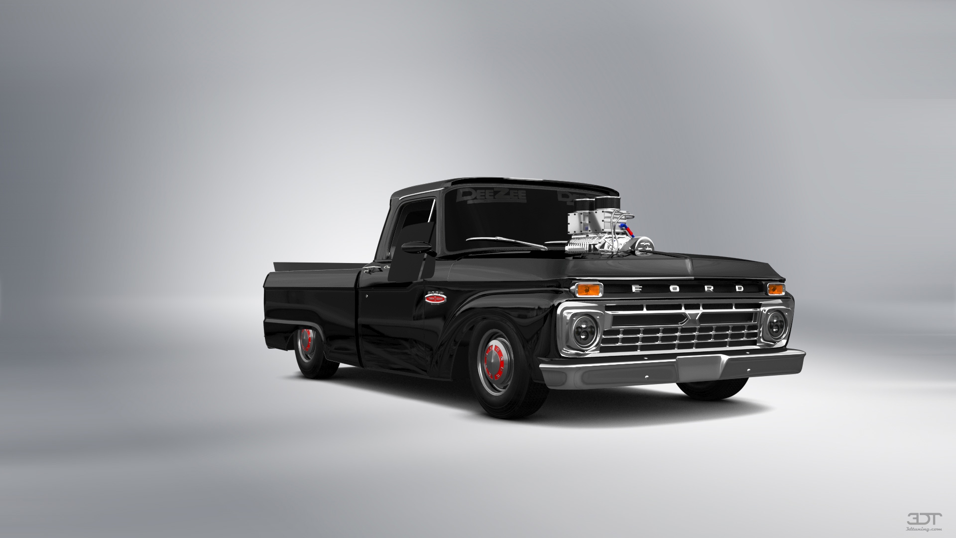 Ford F-100 Custom Cab 2 Door pickup truck 1966