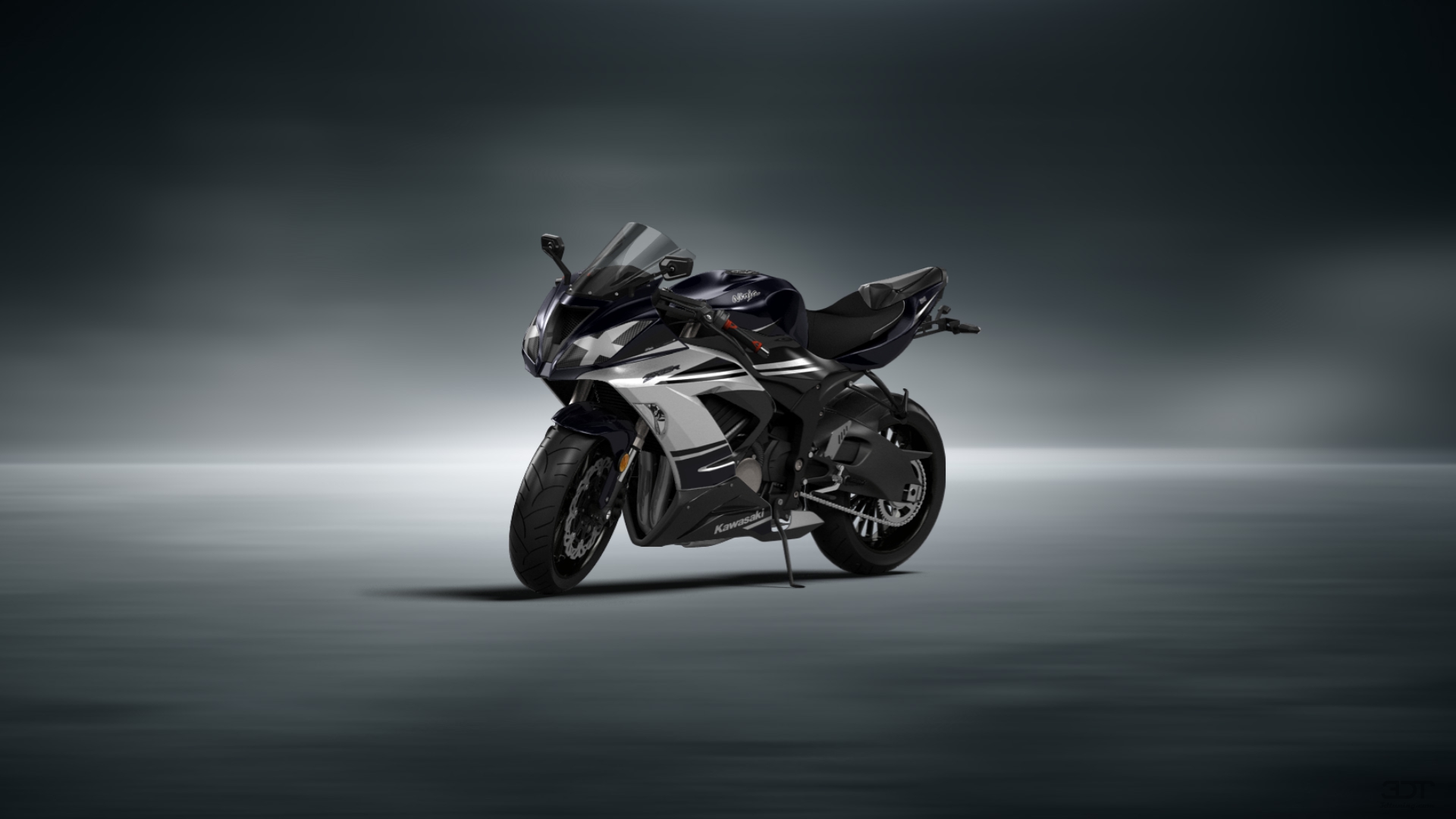 Kawasaki Ninja ZX 6R Sport Bike 2015 tuning