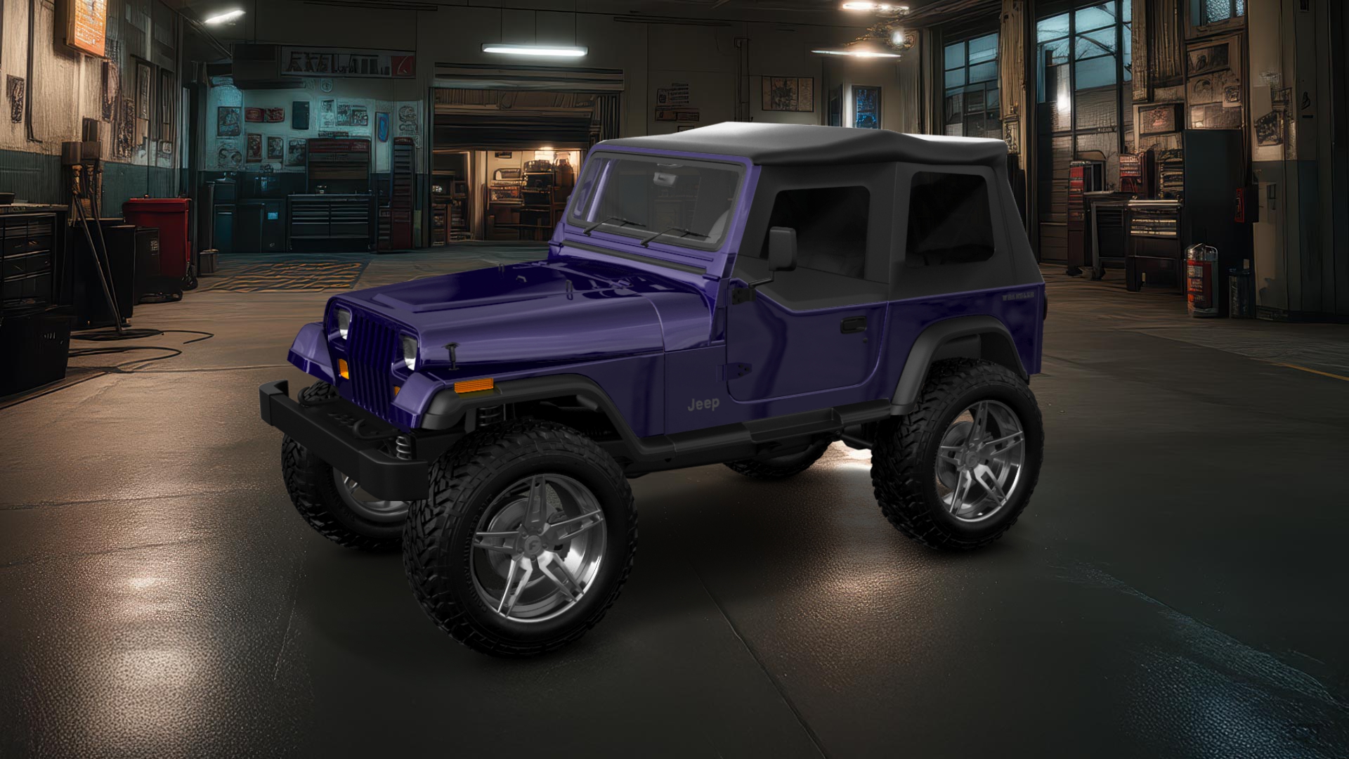 Jeep Wrangler YJ 2 Door SUV 1990 tuning