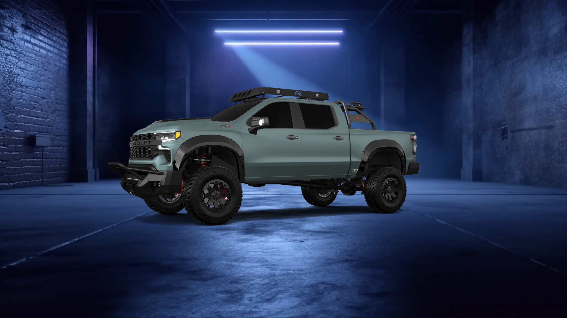 Chevrolet Silverado 1500 Crew Cab 5.8 ft box 4 Door pickup truck 2023 tuning