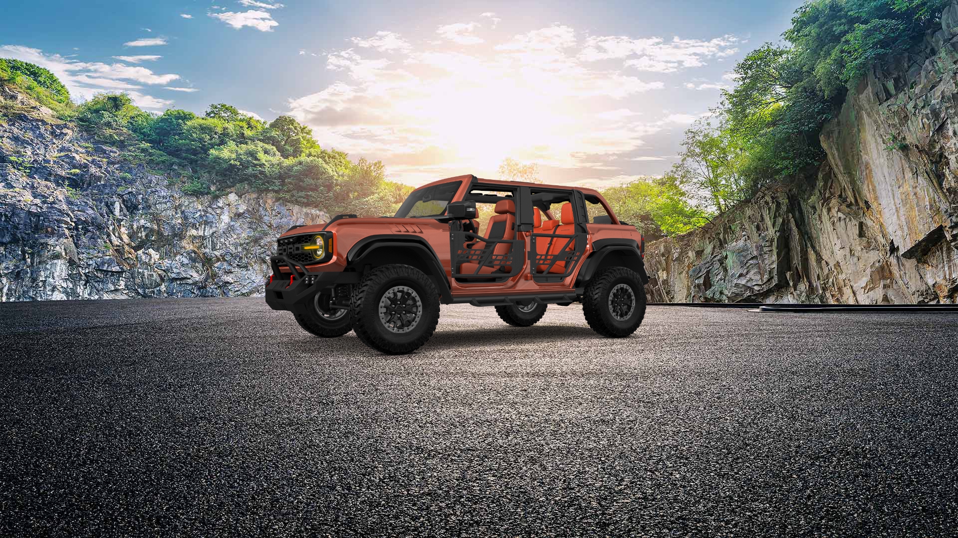 Ford Bronco Raptor 4 Door pickup truck 2022 tuning