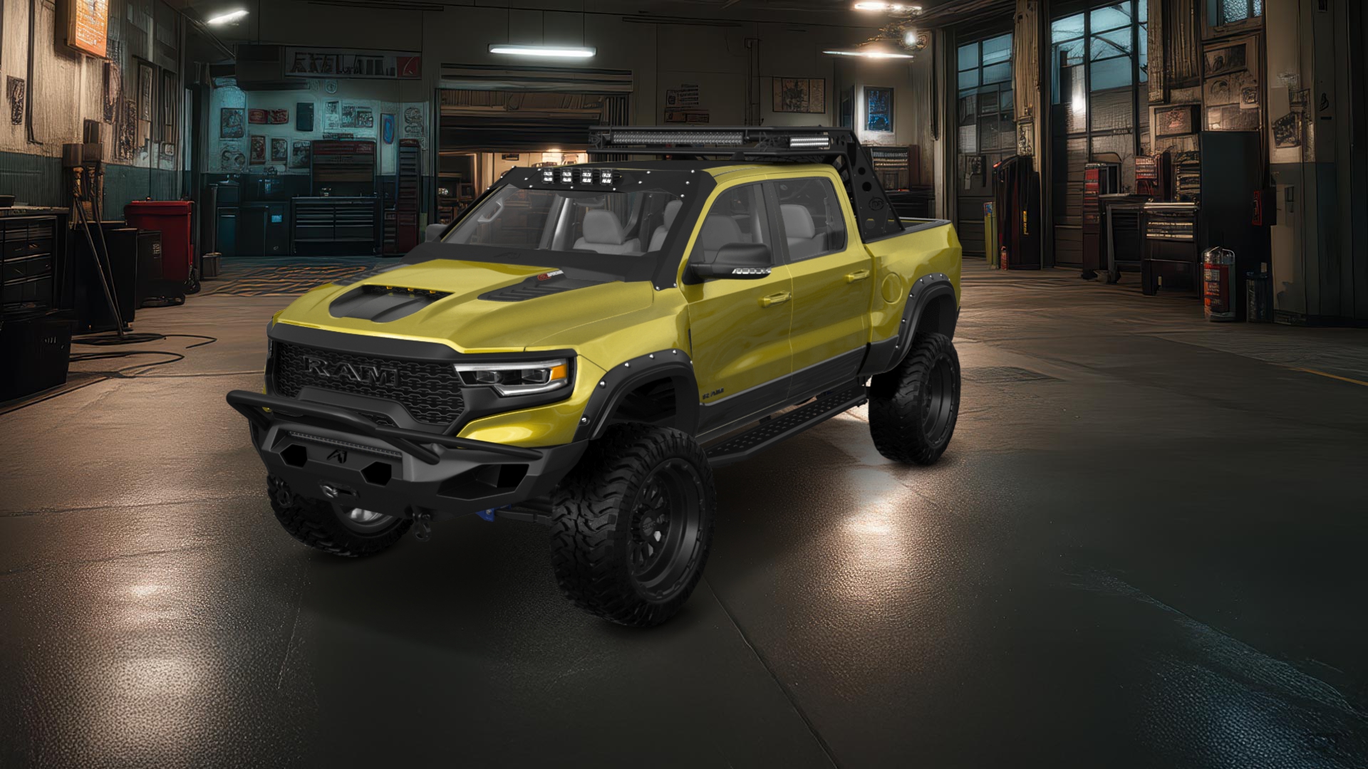 Dodge Ram 1500 TRX 4 Door pickup truck 2021 tuning
