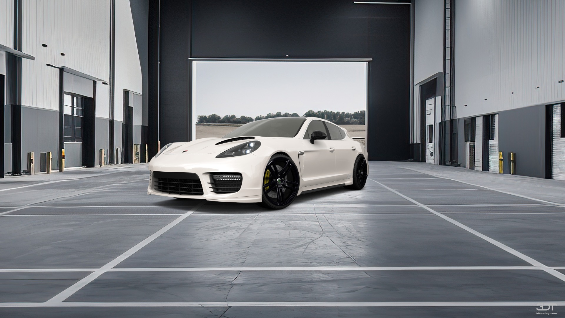Porsche Panamera 4 door fastback saloon 2011