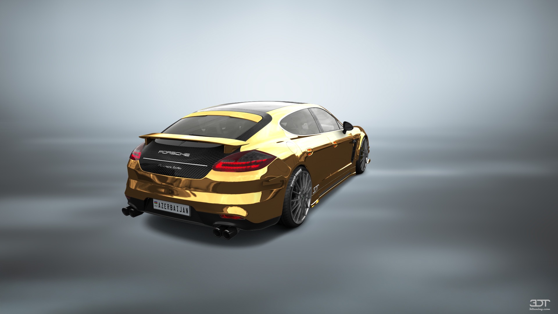 Porsche Panamera 4 door fastback saloon 2011