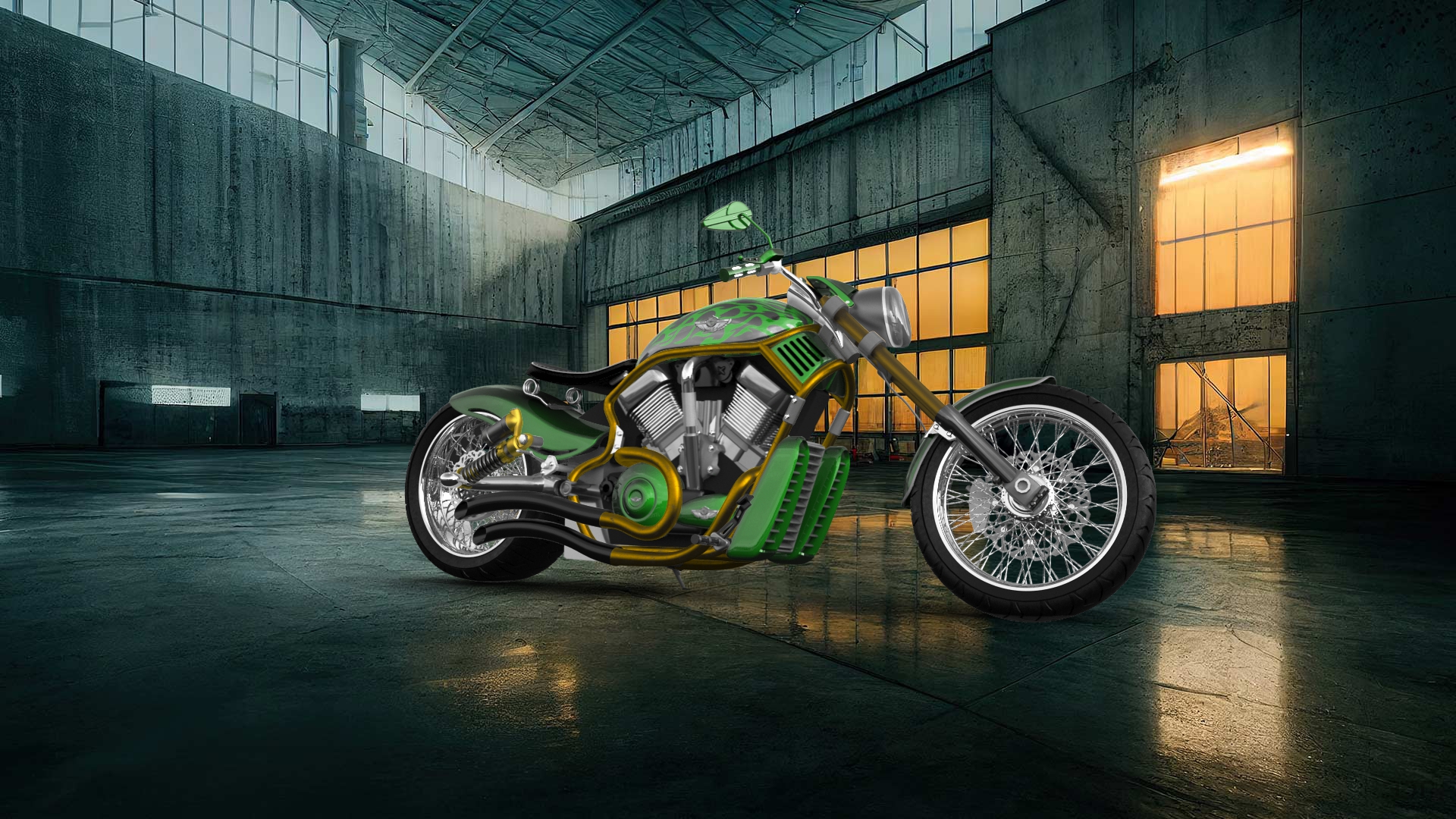 Harley-Davidson Custom Chopper Cruiser 2011