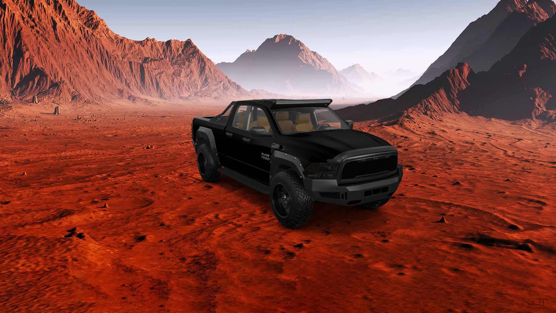 Dodge Ram 1500 6.4' box Extended Cab 4 Door pickup truck 2009 tuning