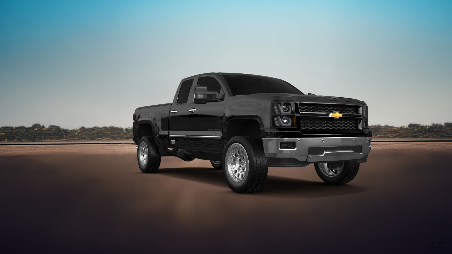 Chevrolet Silverado 1500 6.5 ft box 4 Door pickup truck 2014 tuning