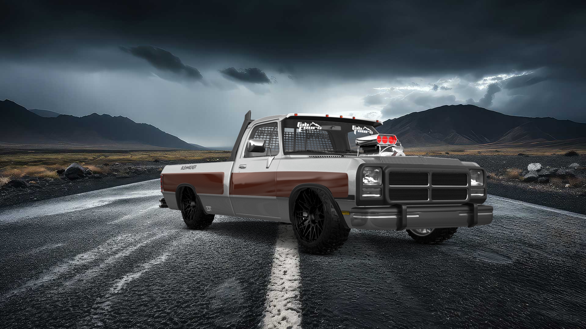 Dodge Ram 2 Door pickup truck 1991 tuning