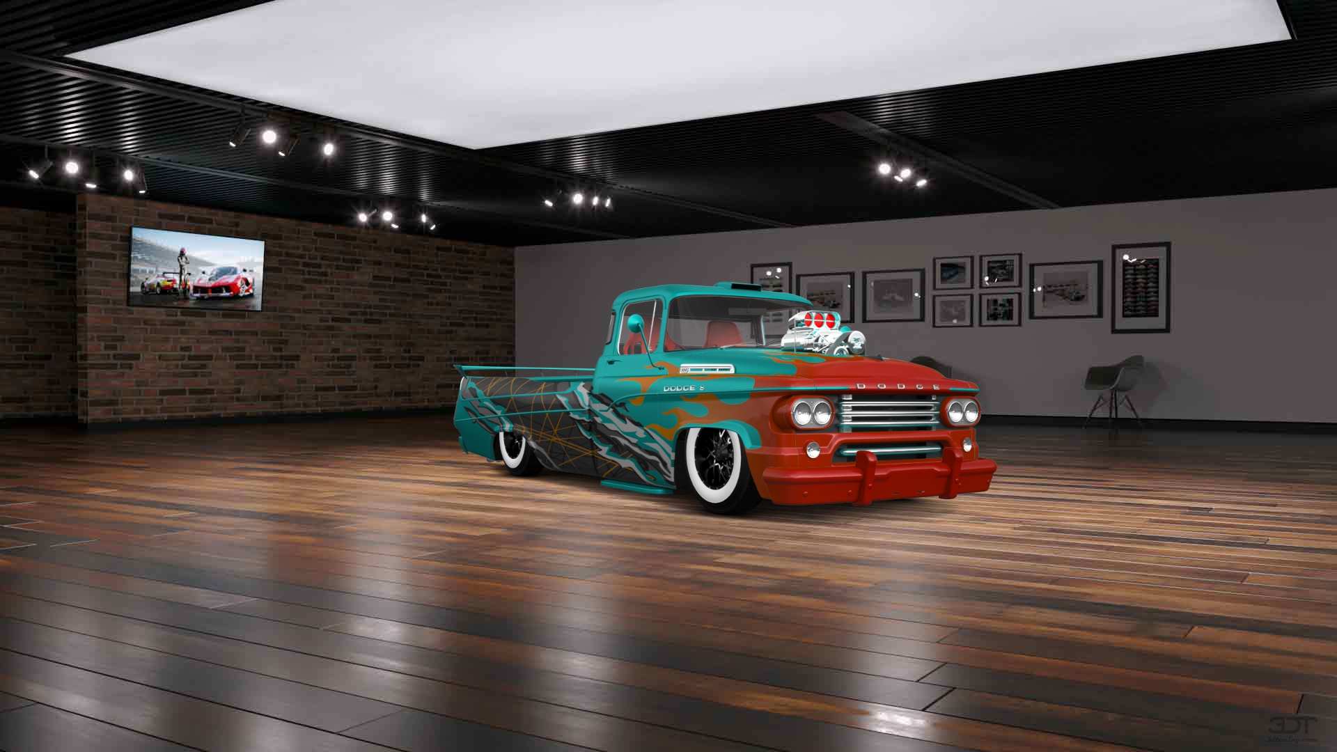 Dodge C series 2 Door pickup truck 1958 tuning