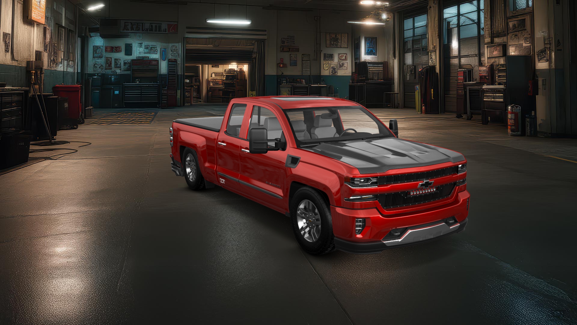 Chevrolet Silverado 1500 6.5 ft box 4 Door pickup truck 2016 tuning