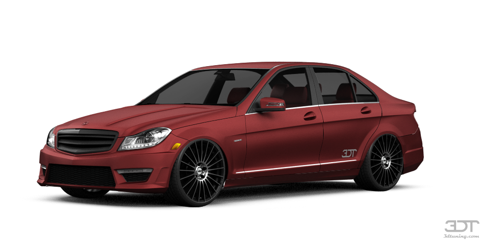 2010 Mercedes benz C63 on 22  BBs