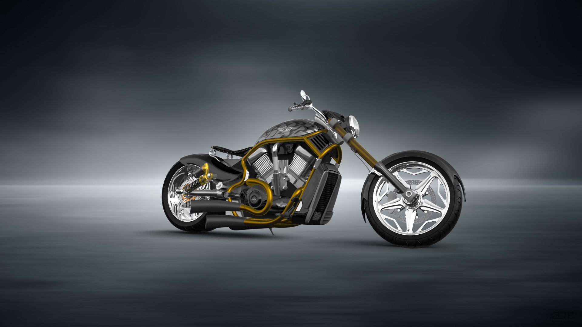 Harley-Davidson Custom Chopper Cruiser 2011