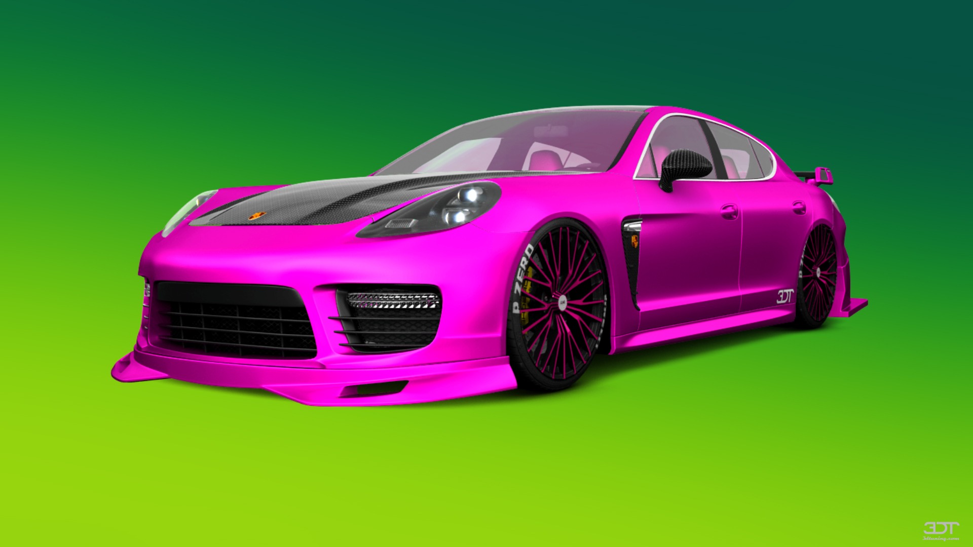 Porsche Panamera 4 door fastback saloon 2011 tuning