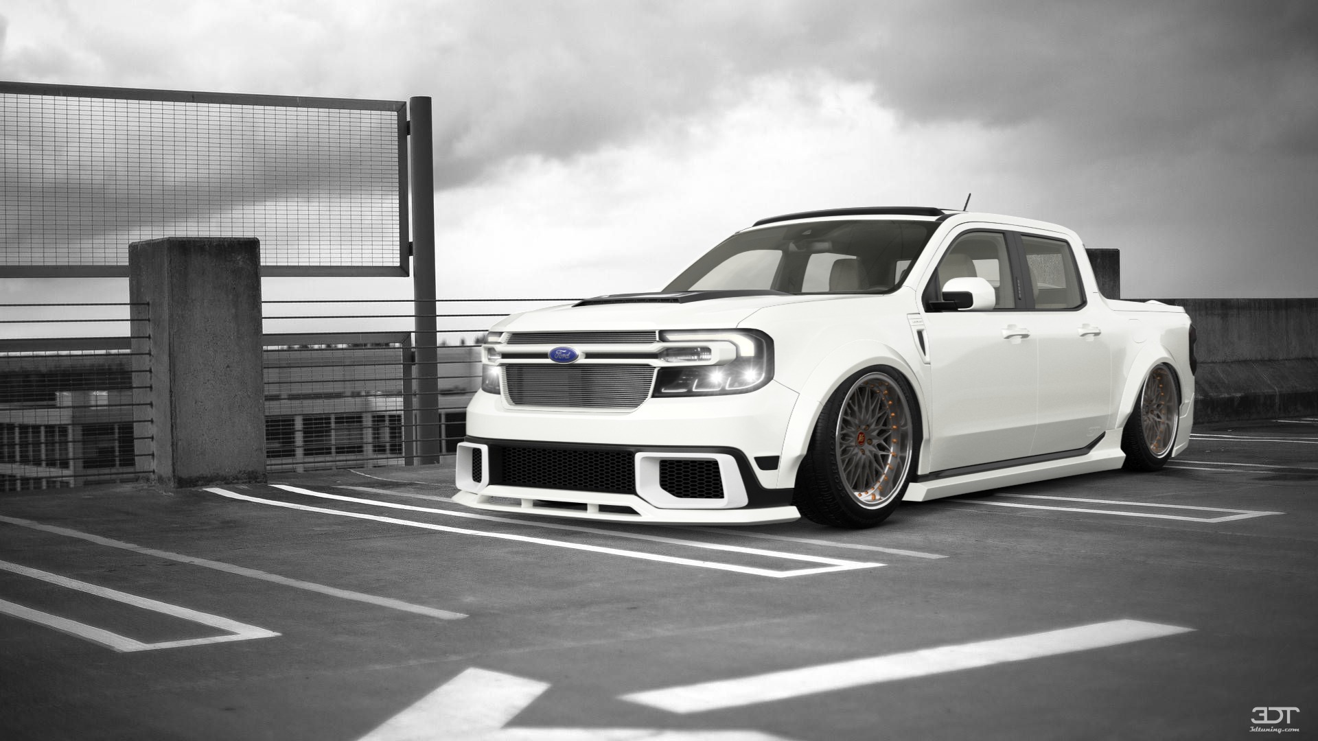 Ford Maverick 4 Door pickup truck 2022 tuning