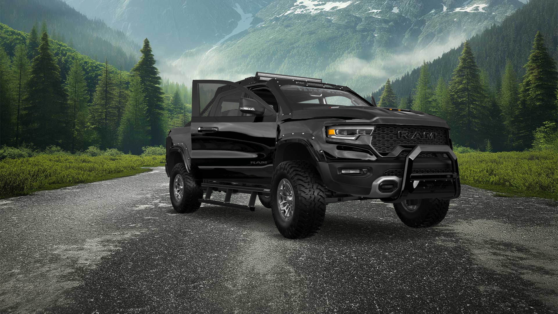Dodge Ram 1500 TRX 4 Door pickup truck 2021