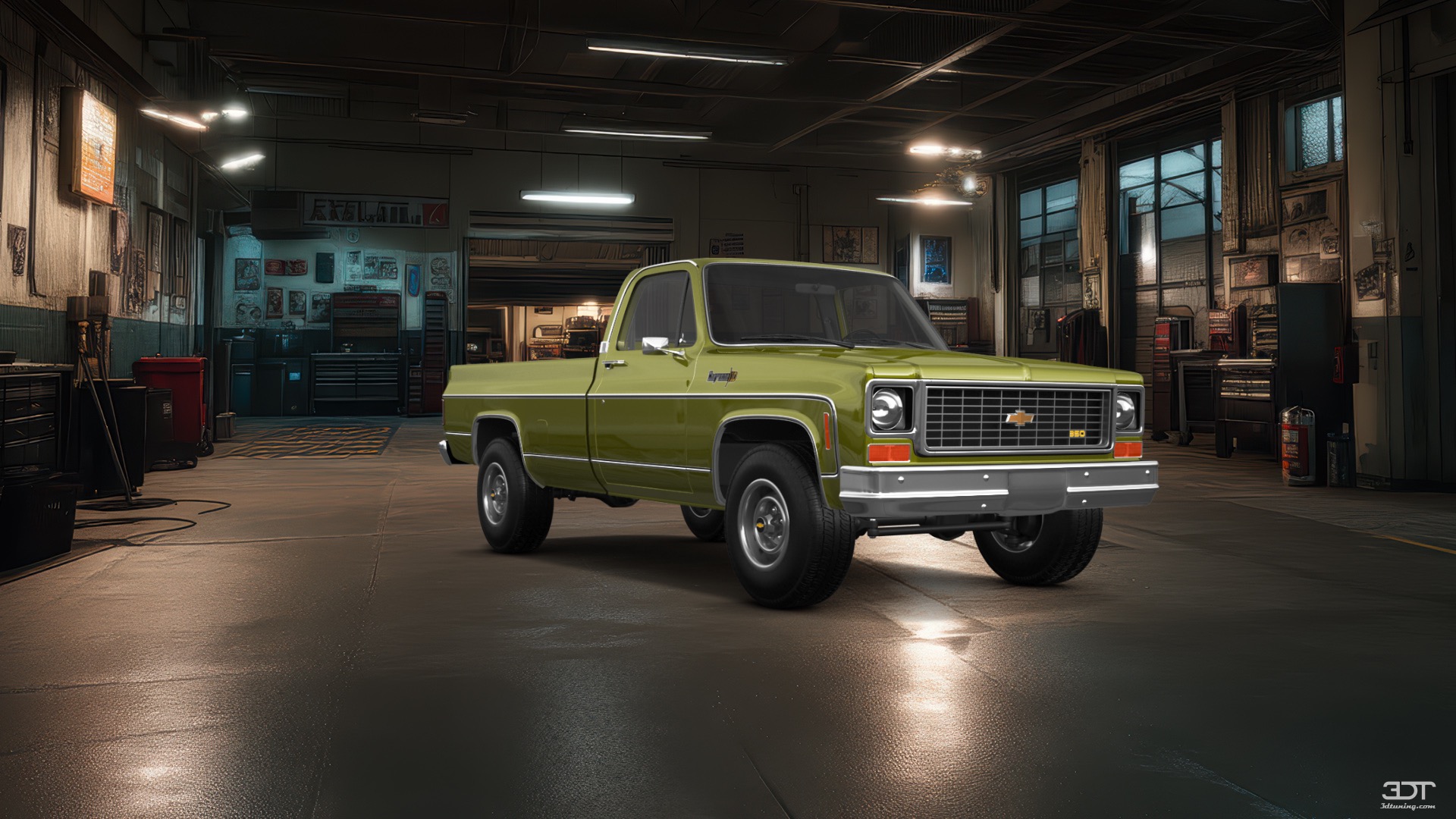 Tuning Chevrolet Silverado C-10 2 Door pickup truck 1973