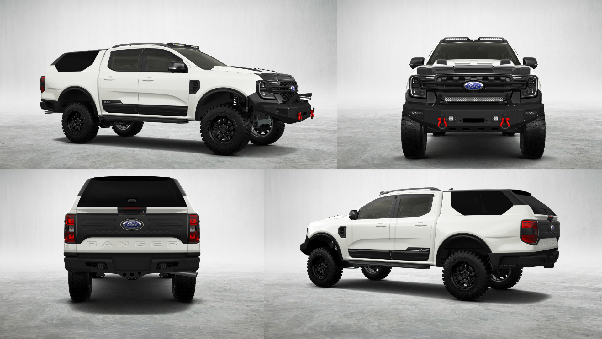 Ford Ranger 4 Door pickup truck 2022 tuning