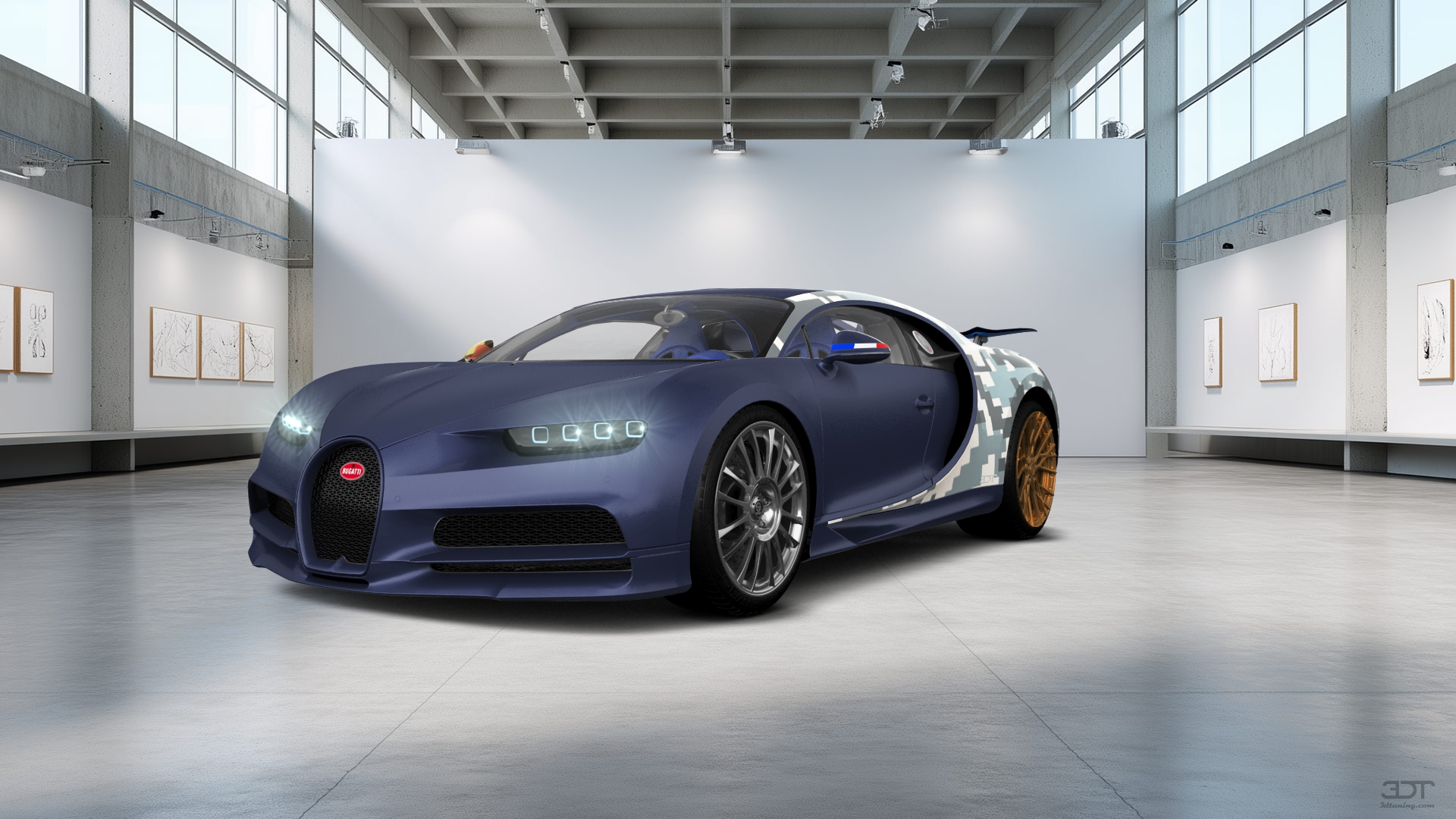 Bugatti Chiron 2 Door Coupe 2016 tuning