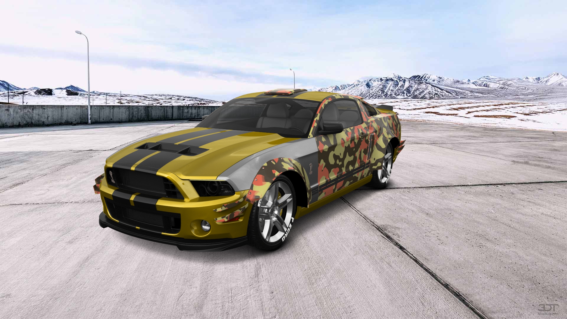 Ford Mustang GT500 challenge 2 Door Coupe 4013 tuning