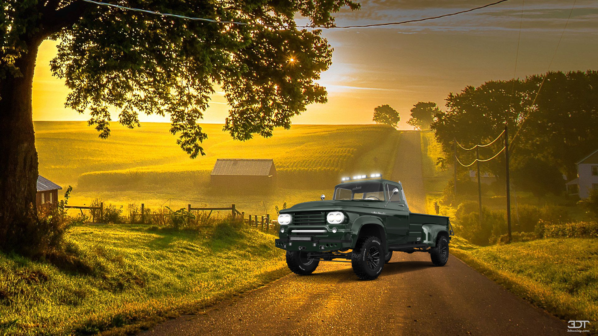 Dodge Power Wagon W300 2 Door pickup truck 1958