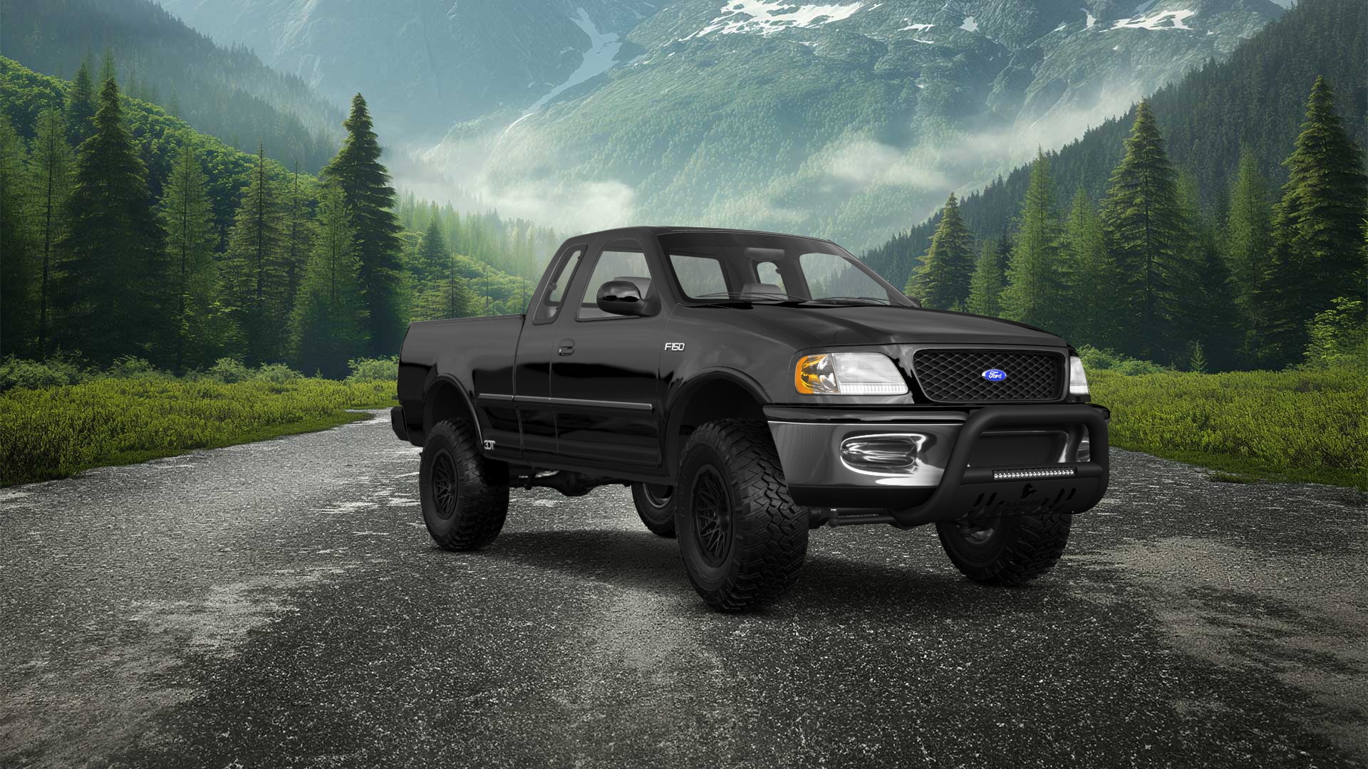 Ford F-150 SuperCab 2 Door pickup truck 1997 tuning