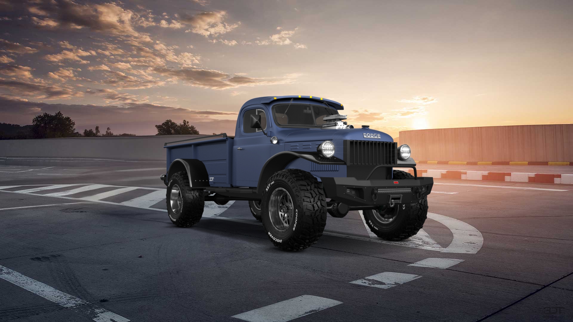 Dodge Power Wagon 2 Door pickup truck 1947 tuning