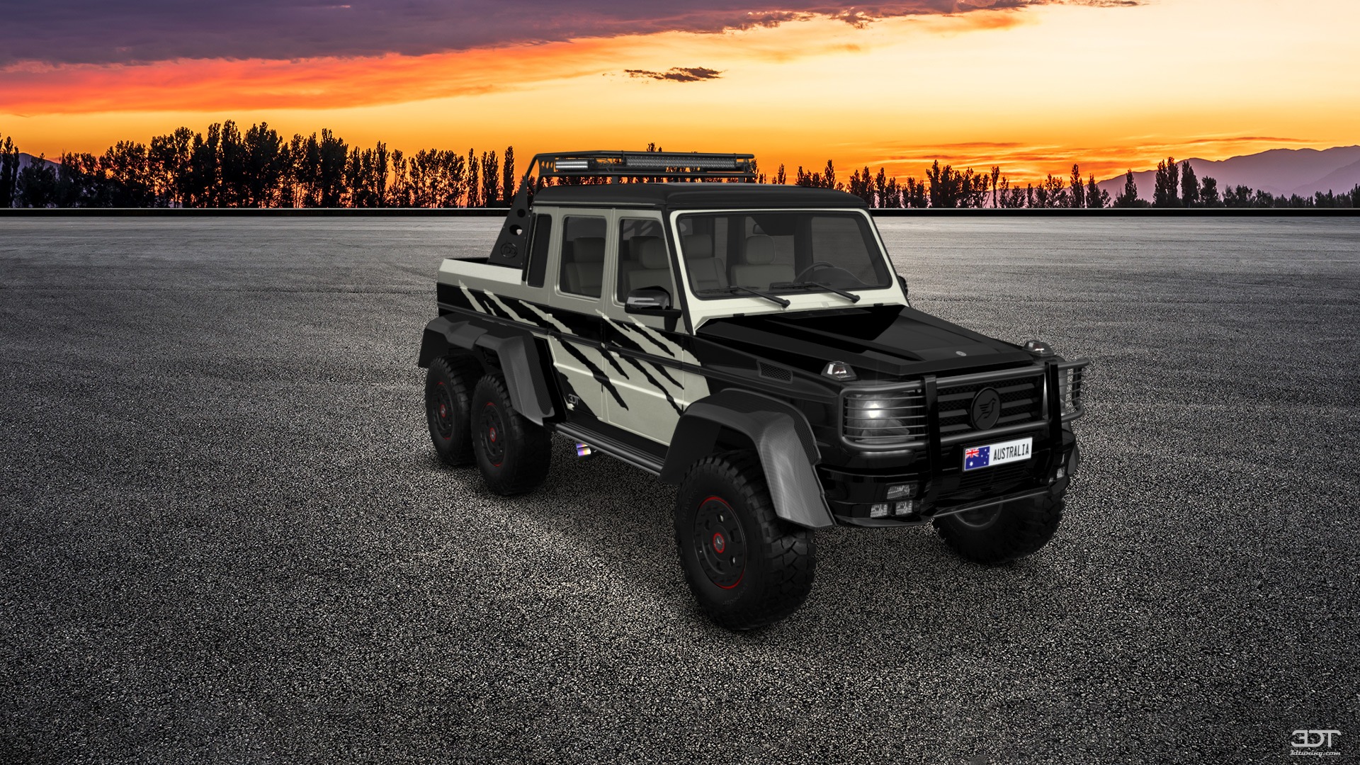 Mercedes G 63 AMG 6x6 4 Door pickup truck 2013