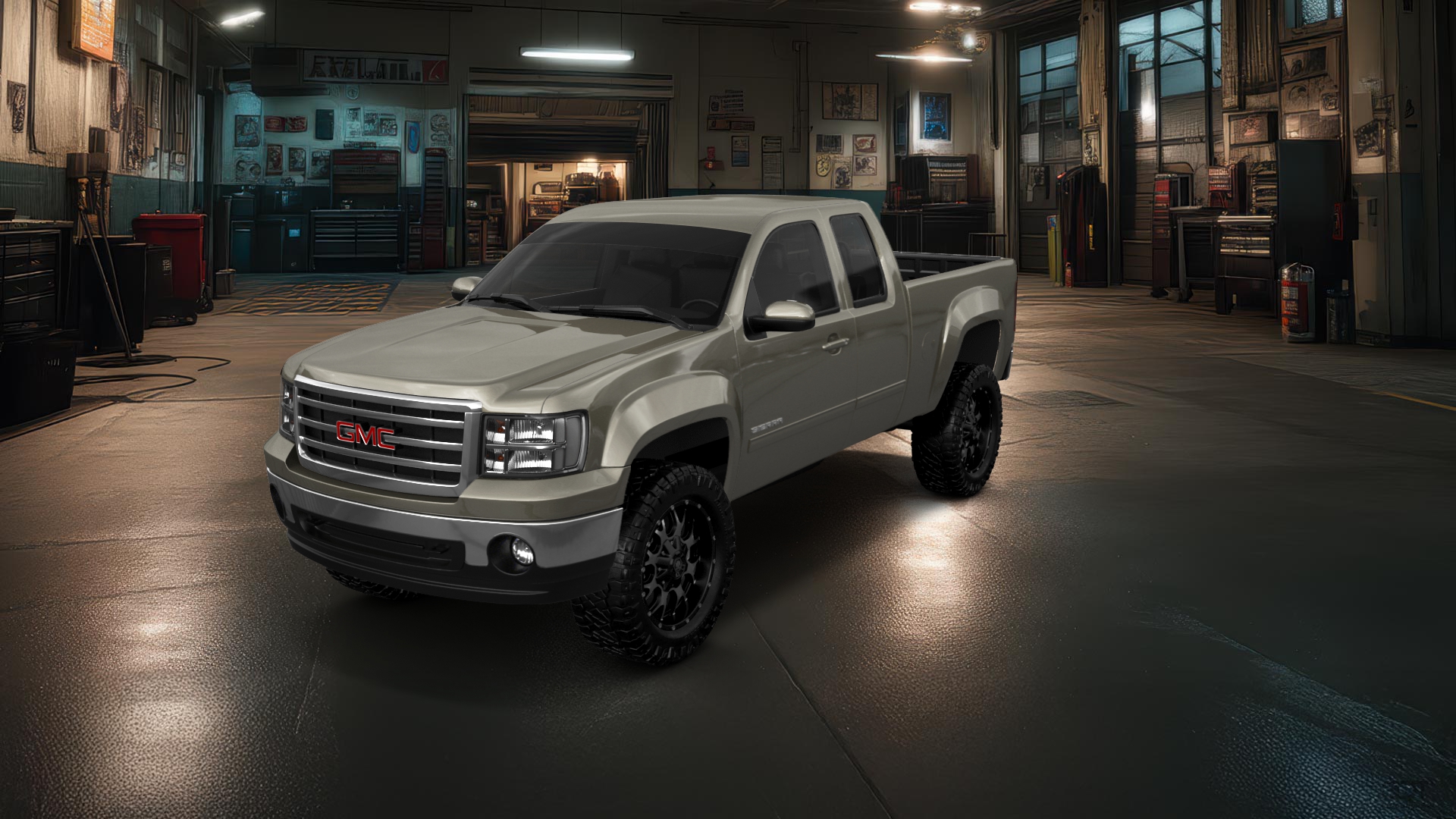 GMC Sierra 1500 Double Cab 6.6 ft box 2 Door truck 2007 tuning