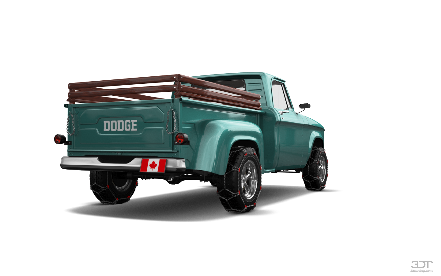 Tuning Dodge D-100 Stepside 2 Door pickup truck 1961