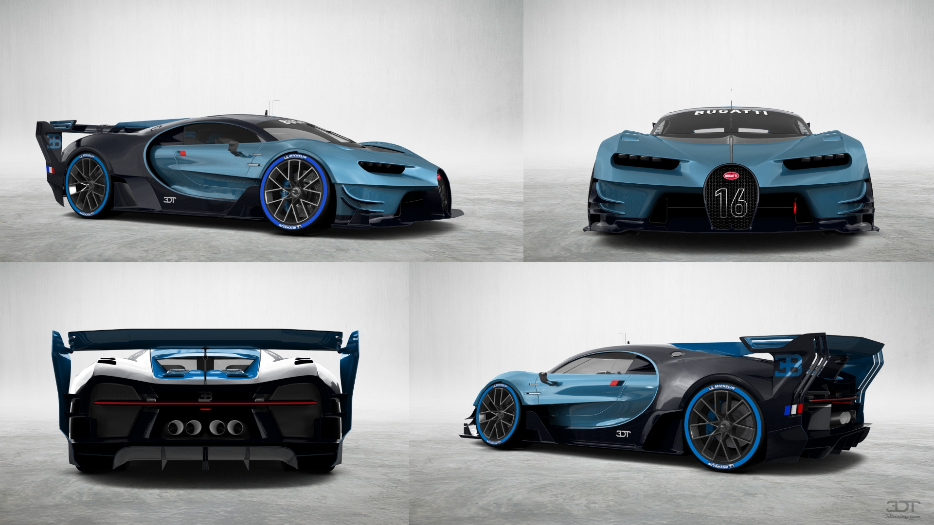 Bugatti Vision GT Supercar 2015 tuning