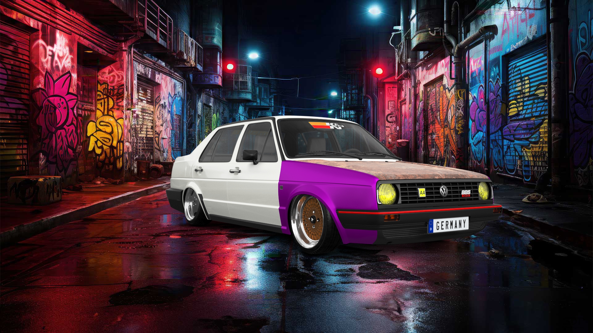 Volkswagen Jetta A2 (mk2) 4 Door Saloon 1985 tuning