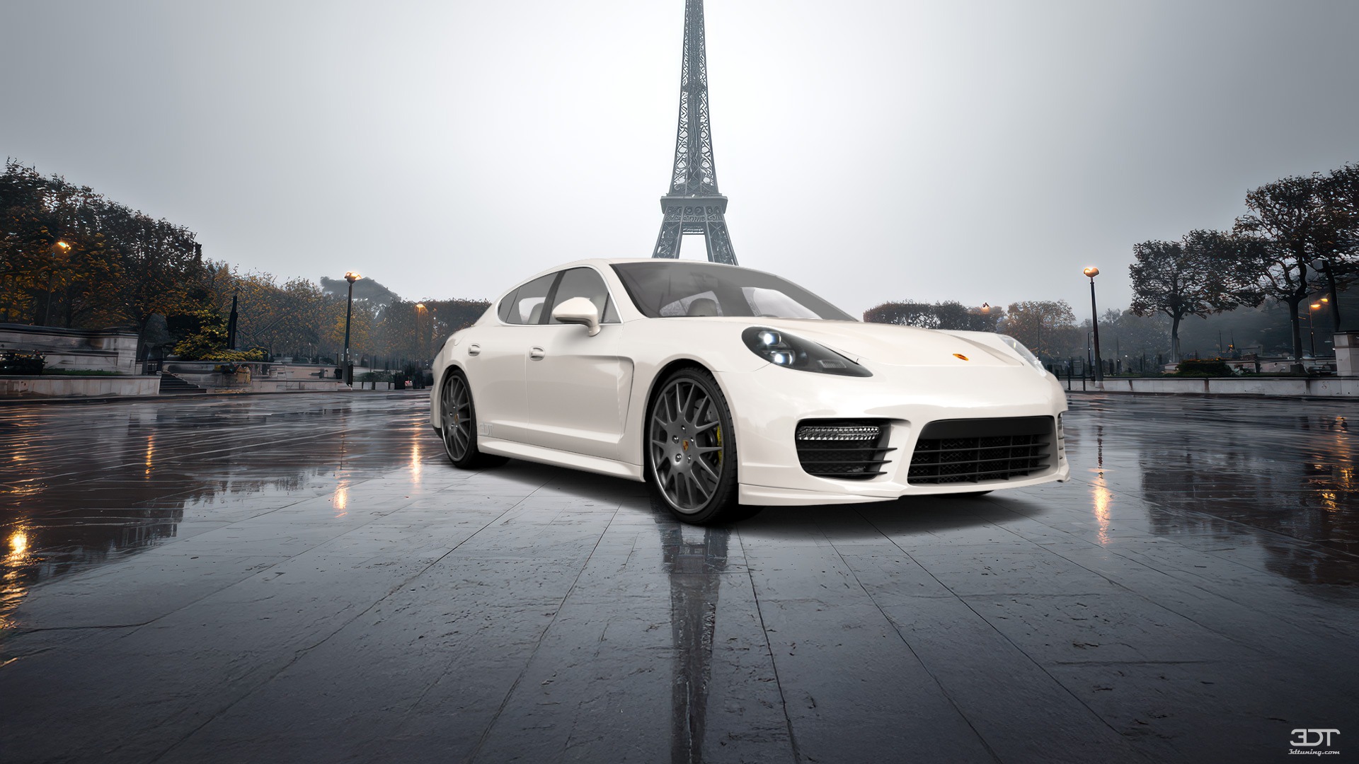 Porsche Panamera 4 door fastback saloon 2011 tuning