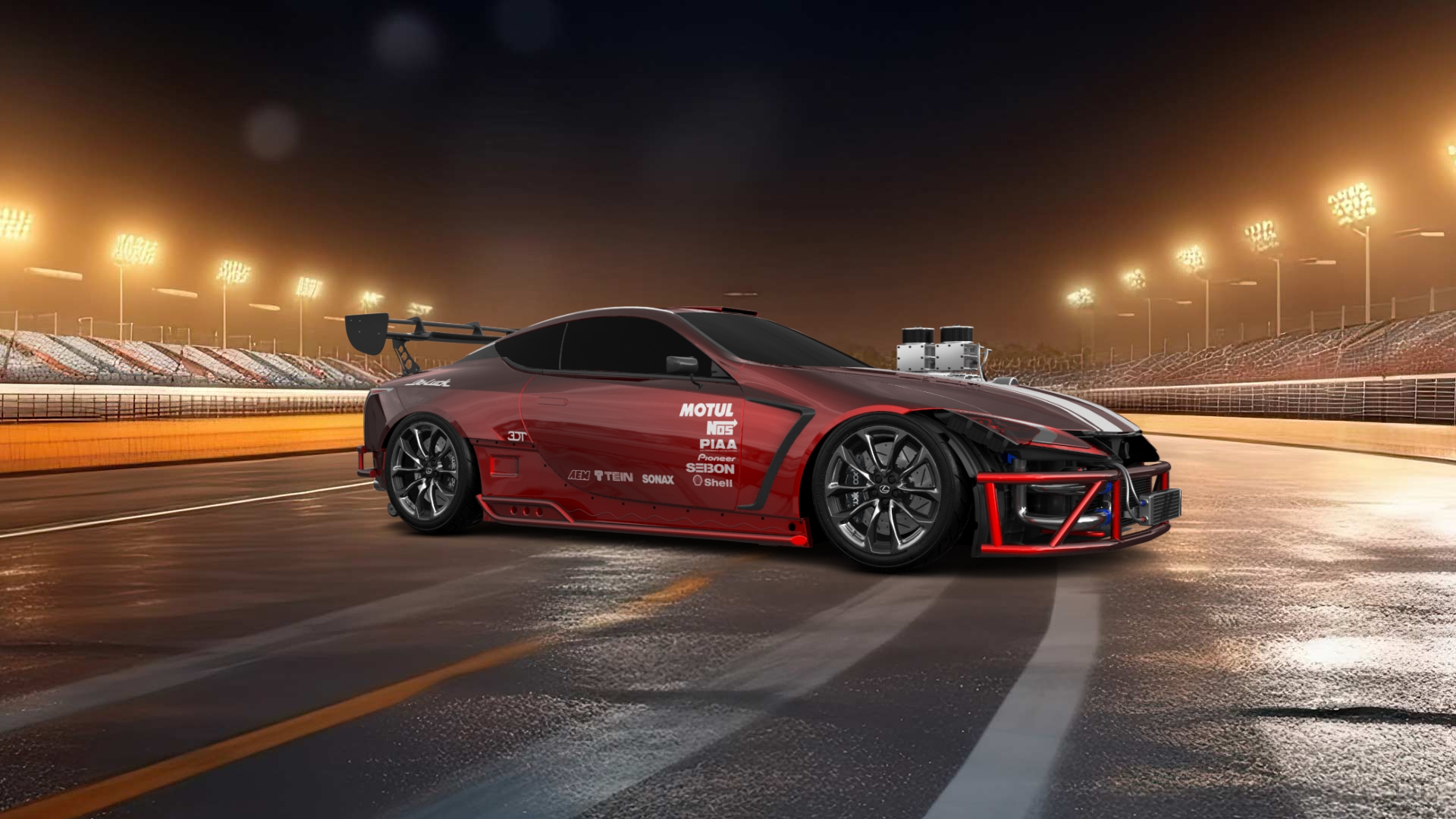 Lexus LC500 2 door fastback coupe 2017 tuning