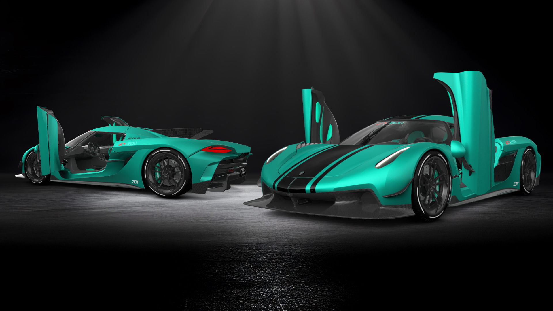 Koenigsegg Jesko 2 door targa top 2020