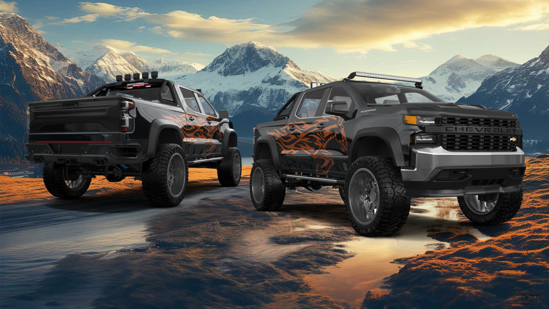 Chevrolet Silverado 1500 4 Door pickup truck 2019 tuning