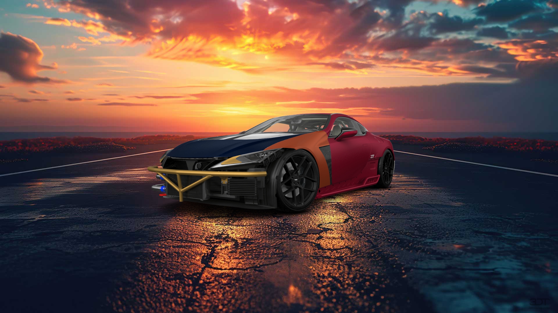 Lexus LC500 2 door fastback coupe 2017 tuning