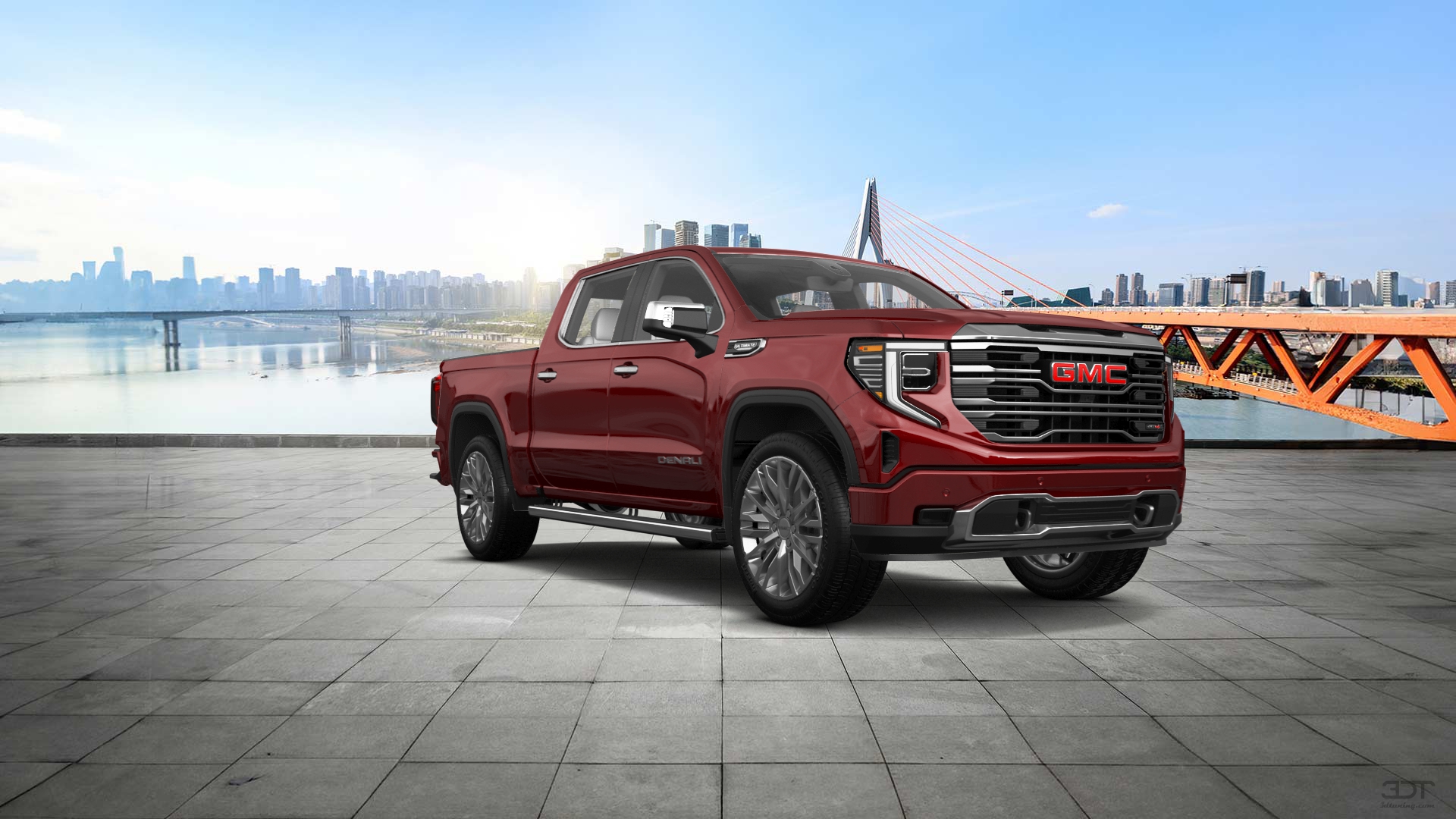 GMC Sierra 1500 Crew Cab 5.8 ft box 4 Door pickup truck 2023 tuning