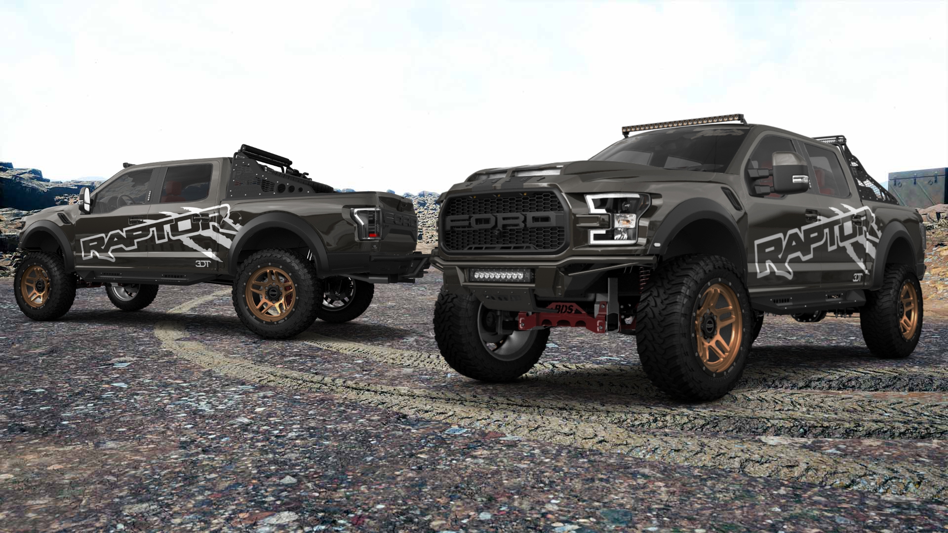 Ford F-150 Raptor 4 Door pickup truck 2017