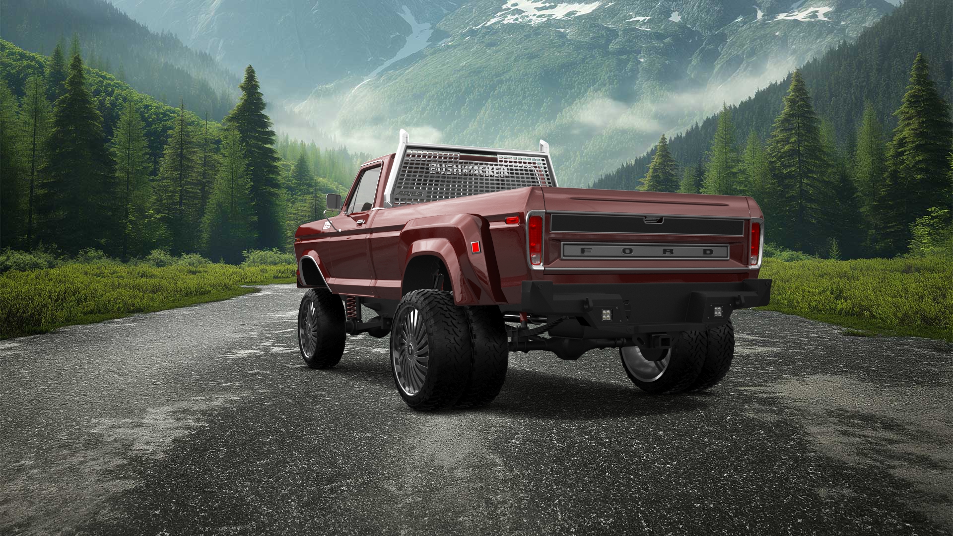 Ford F-350 Dually 2 Door pickup truck 1974