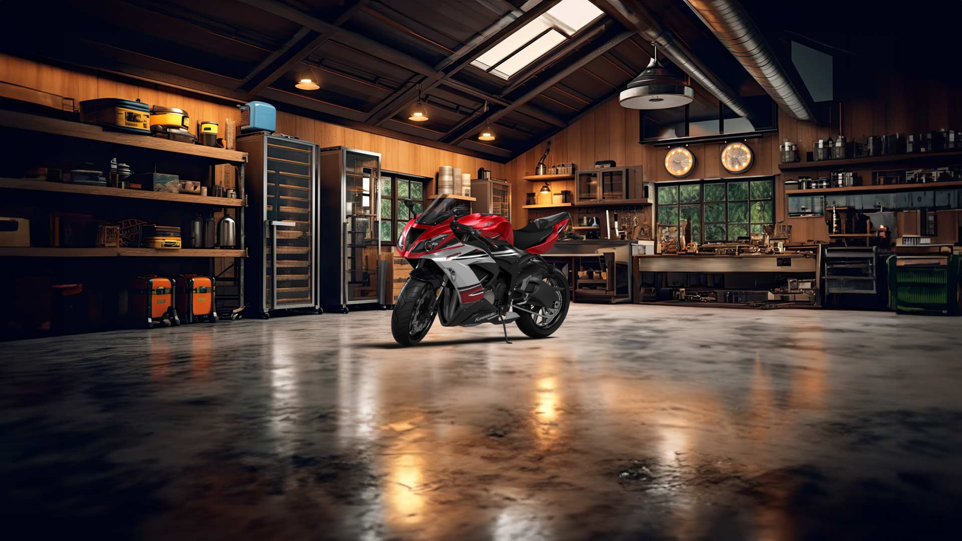 Kawasaki Ninja ZX 6R Sport Bike 2015