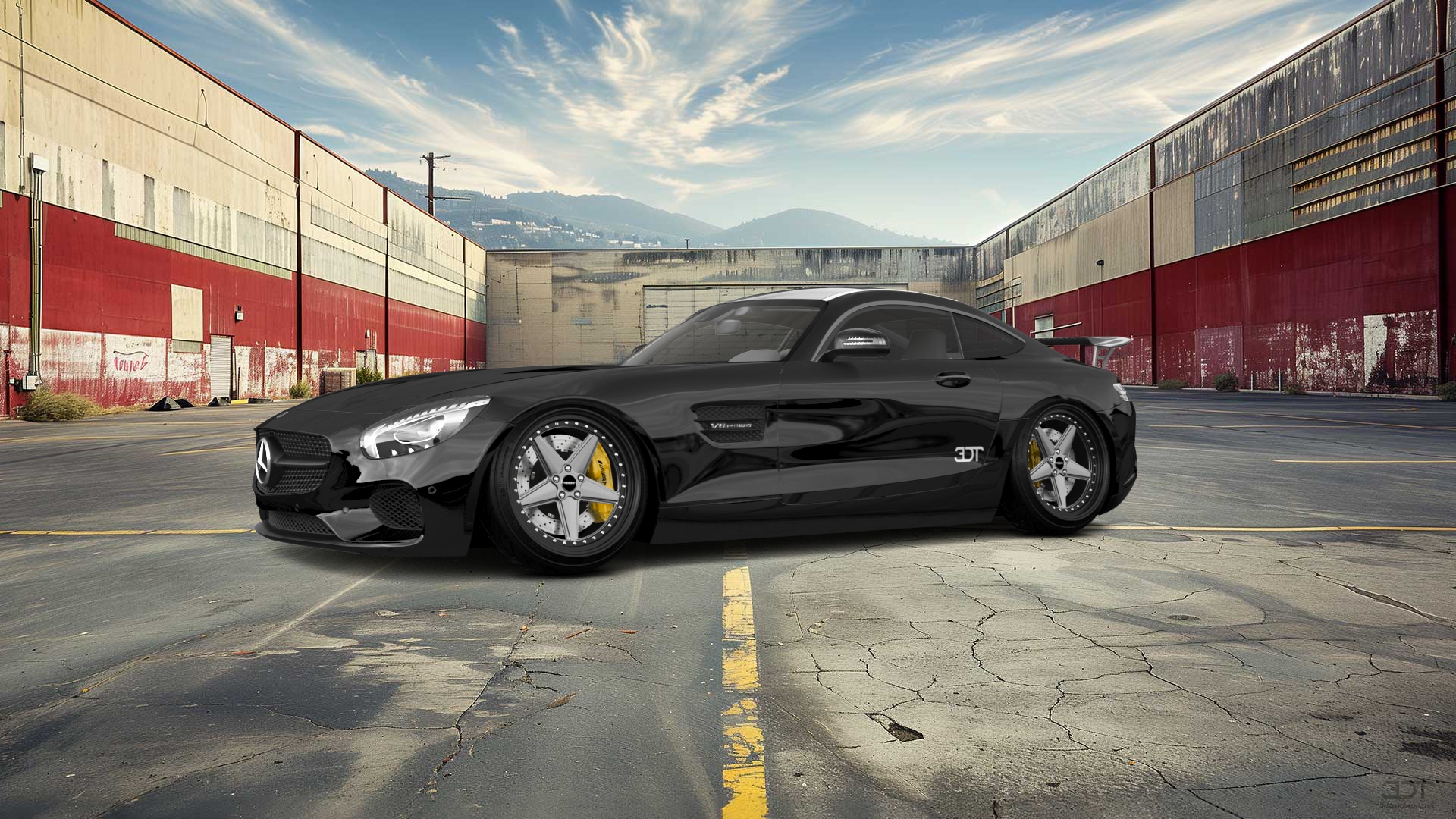 Mercedes AMG GT 2 door fastback coupe 2015 tuning