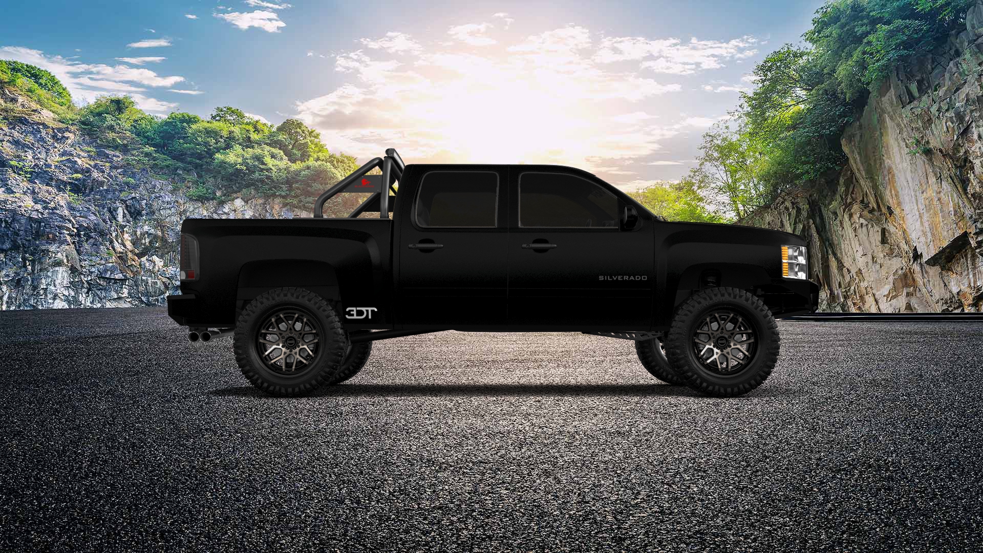 Chevrolet Silverado 1500 Crew Cab 4 Door pickup truck 2007 tuning