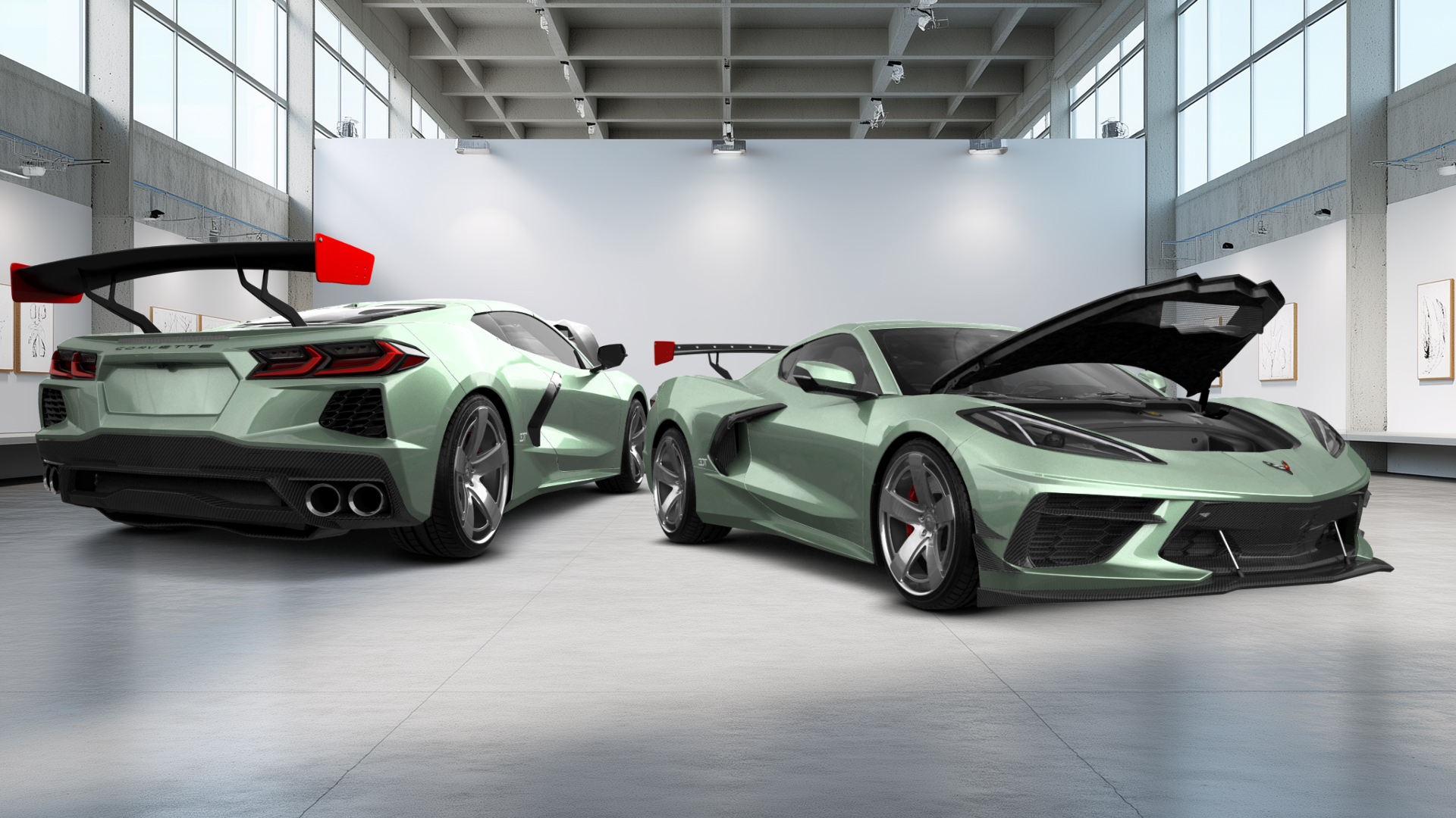 Chevrolet Corvette 2 door targa top 2020 tuning